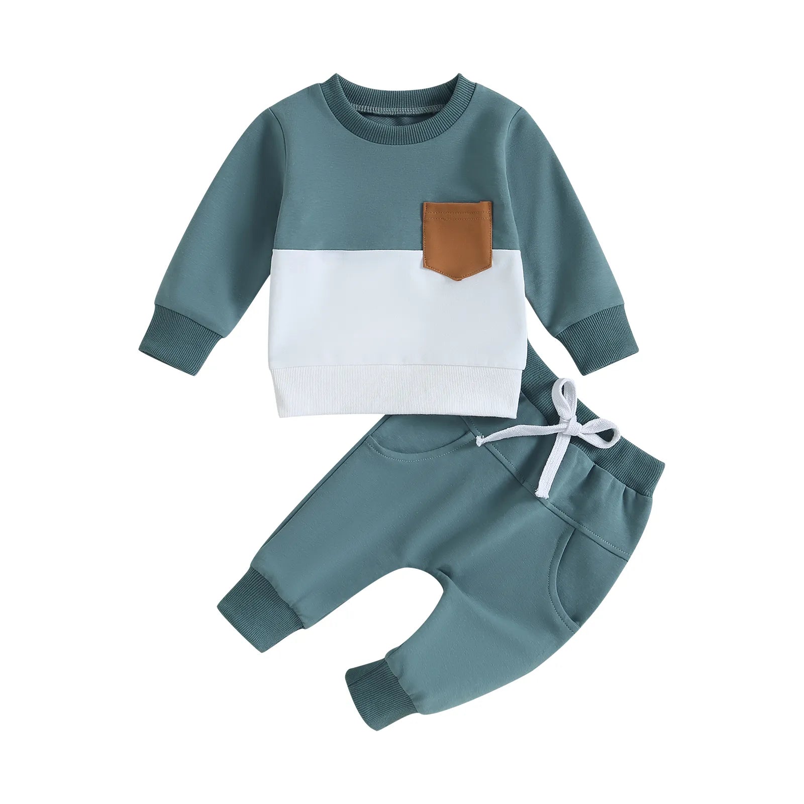 2PCS Warm Sweatshirts and Long Pants Baby Tracksuit childrensterritory