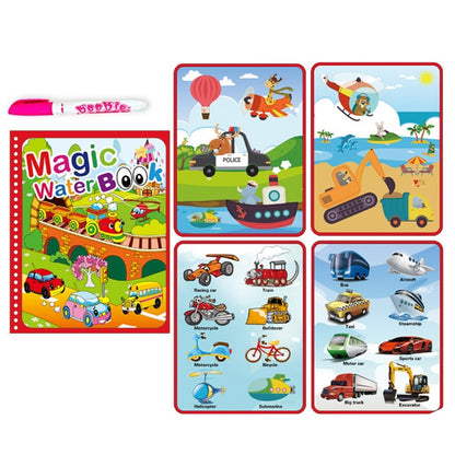 Reusable Magical Water Drawing Book with Pen Kids Toys childrensterritory