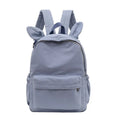 Personalized Solid Color Rabbit School Student Backpacks childrensterritory