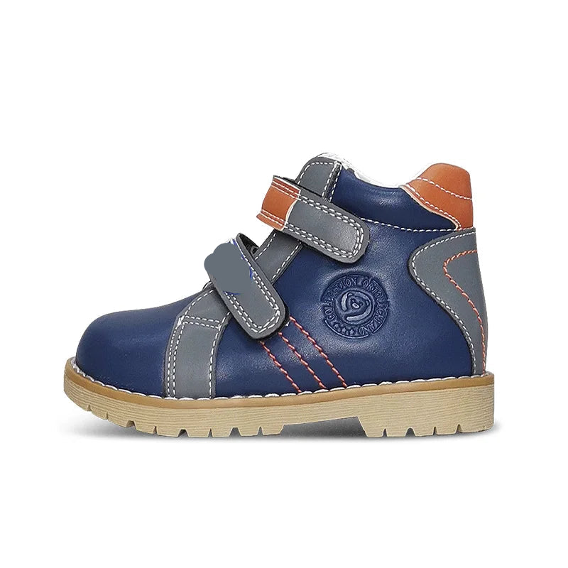 Kids Luxury Ankle Booties With Rhinestone Decoration