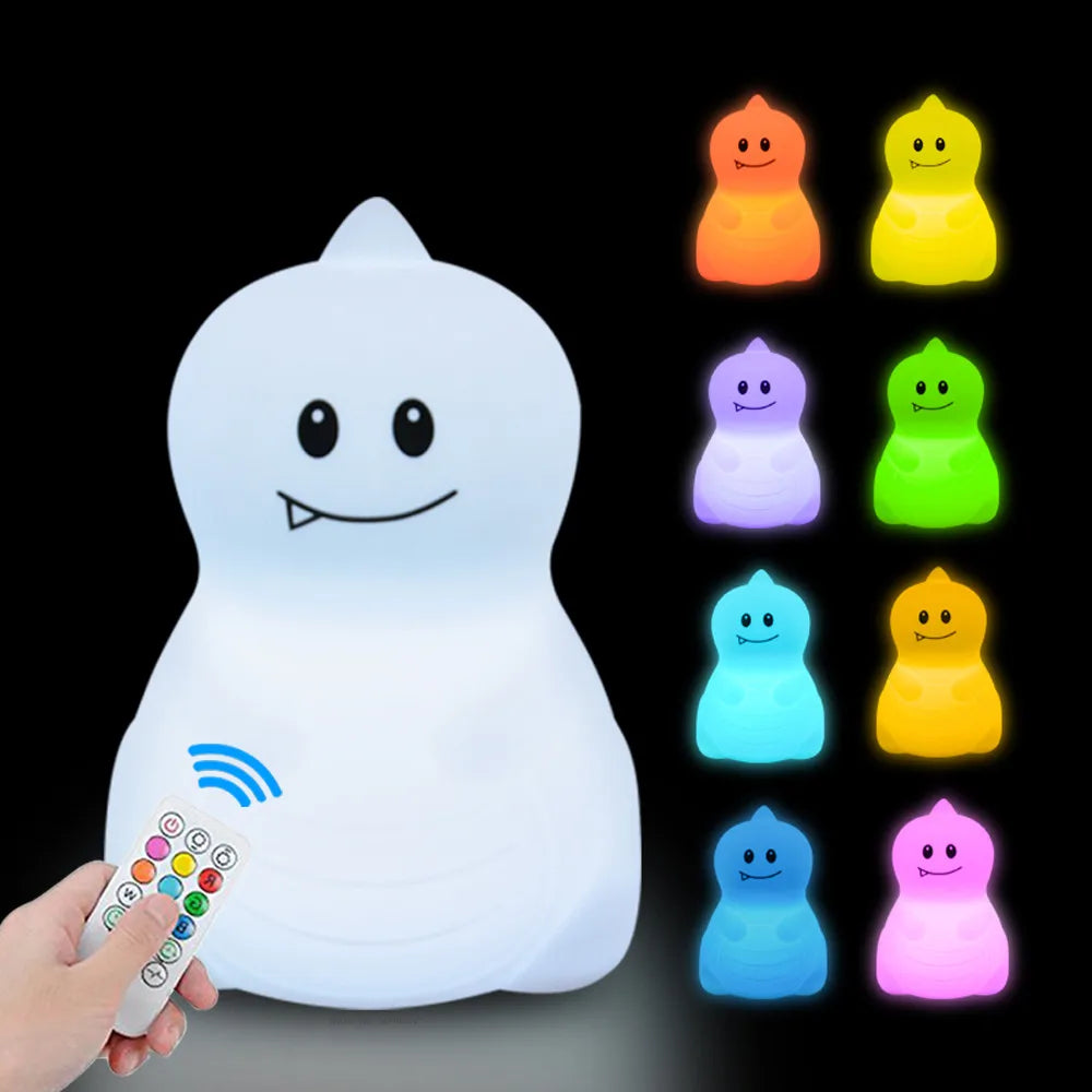Rechargeable Owl LED Night Light in 9 Colors for Kids Room childrensterritory