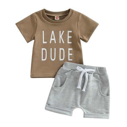 Baby Boys Short Sleeve Tops and Shorts Set for Summer childrensterritory