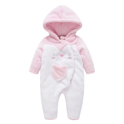 Baby Kids Long Sleeves Soft Warm Rompers childrensterritory