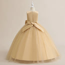 Elegant Bridesmaid Long Princess Gown For Kids Girls childrensterritory
