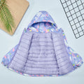 Girls Camouflage Design Down Cotton Hooded Jackets childrensterritory