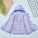 Girls Camouflage Design Down Cotton Hooded Jackets childrensterritory