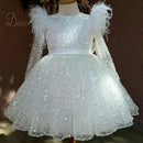 Kids Girls Sequins Tutu Birthday/Wedding Party Dress childrensterritory