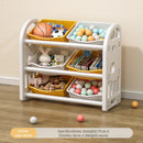 Multi-Purpose Toy Organizer Bookcase for Kids Room
