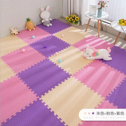 Soft Interlocking Puzzle Mat Play for Kids Room