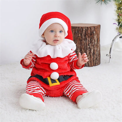 Baby 3PCS Santa Claus Costume for Christmas childrensterritory