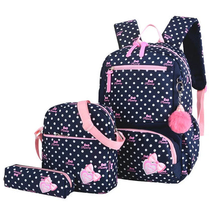 3pcs/set Lovely Print Fashion Backpacks for Children childrensterritory