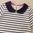 Heart and Birds Embroidery Girls Long Sleeves Dress childrensterritory