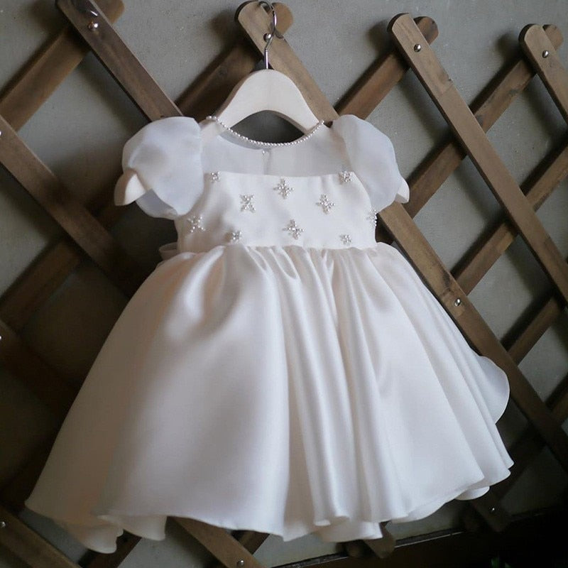 Baby/Kids Girls Beading Tutu Christening/Birthday Gown childrensterritory