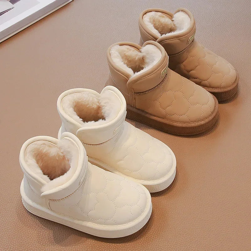 Kids' Fur Design Soft Casual Winter Shoes childrensterritory