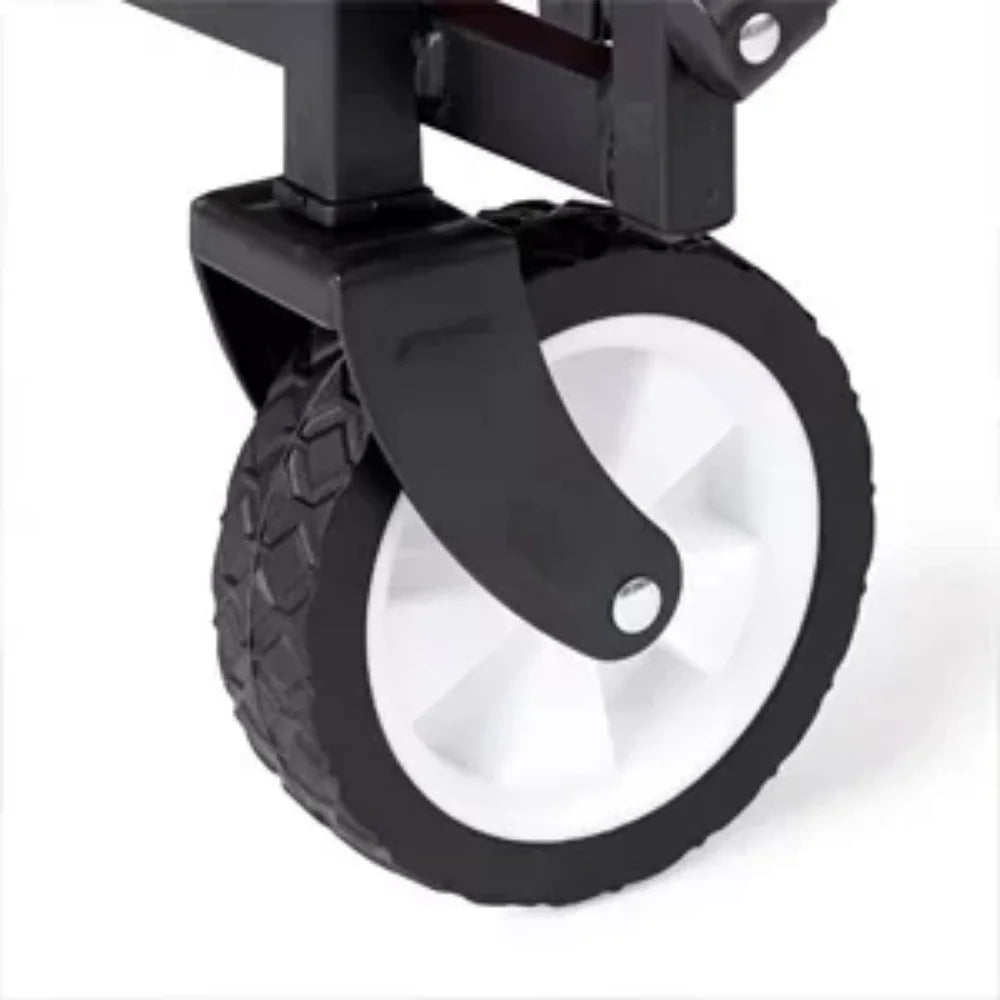 Black Shopping Cart That Folds Up for Outdoor Use. childrensterritory