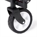Black Shopping Cart That Folds Up for Outdoor Use. childrensterritory