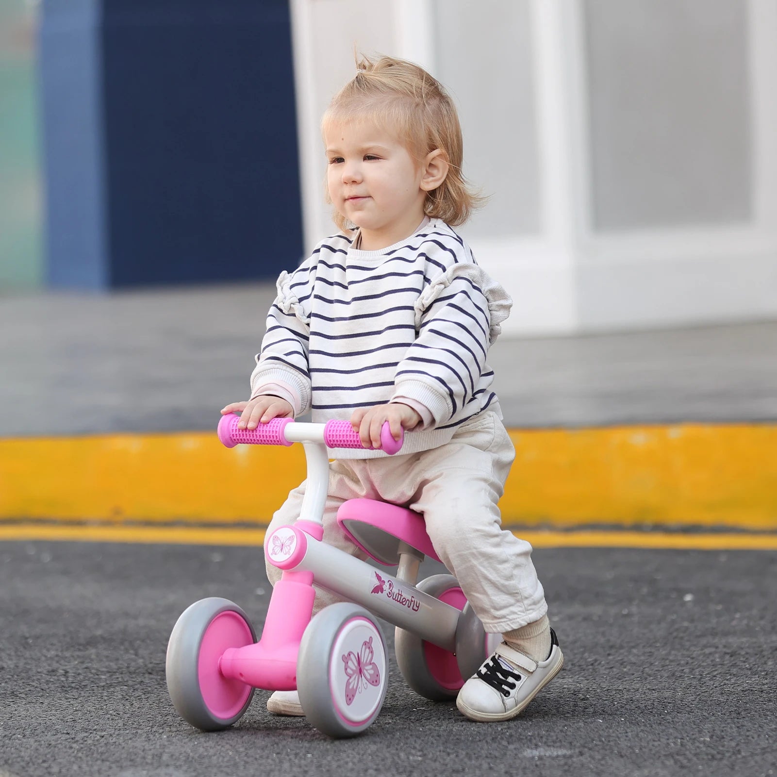Pedalless Baby Balance Learning Bike with Sil