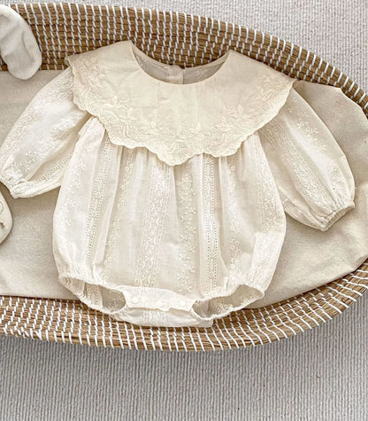 Flower Embroidery Baby Sisters Matching Outfits childrensterritory