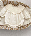 Flower Embroidery Baby Sisters Matching Outfits childrensterritory