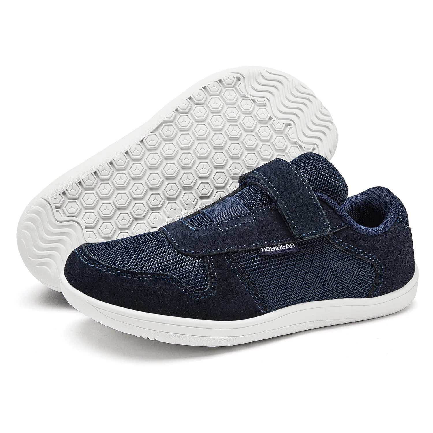 Wide Toe Lightweight Little/Big Kids Hook Loop Sneakers childrensterritory