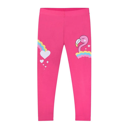 Kids Girls Cartoon Pattern Casual Leggings For 2-8 Years childrensterritory