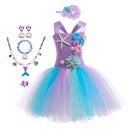 Girls Mermaid Style Tutu Princess Birthday/Halloween Party Dresses childrensterritory
