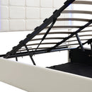Space-Saving Full-Size Bed with LED Lights and Storage childrensterritory