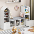 Kids Toy Storage Organizer and Bookshelf with Reading Nook