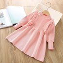 Kids Girls Elegant Princess Sweater Dresses for Winter Parties childrensterritory