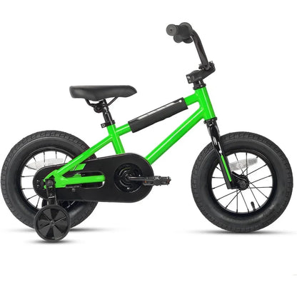 Kids BMX Style Bicycle with Training Wheels &amp; Coaster Brake childrensterritory
