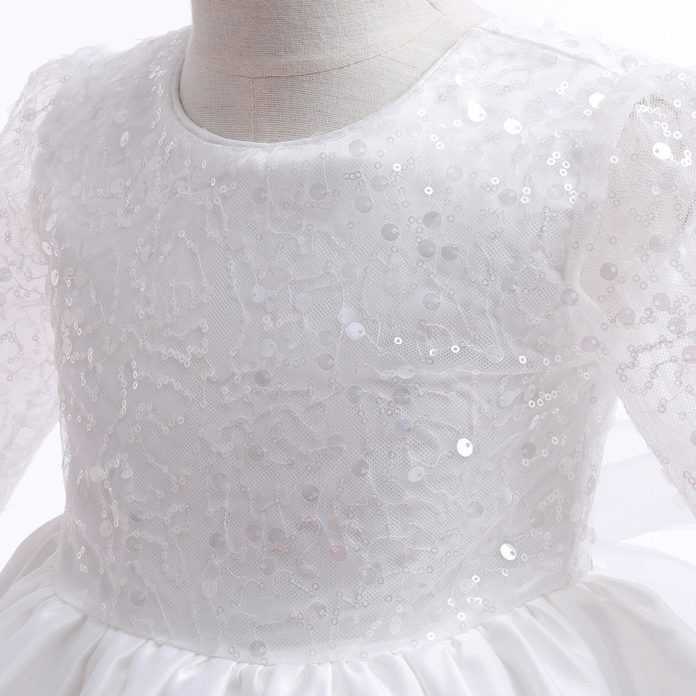 Sequined Birthday Wedding Party Dresses for Little Girls childrensterritory