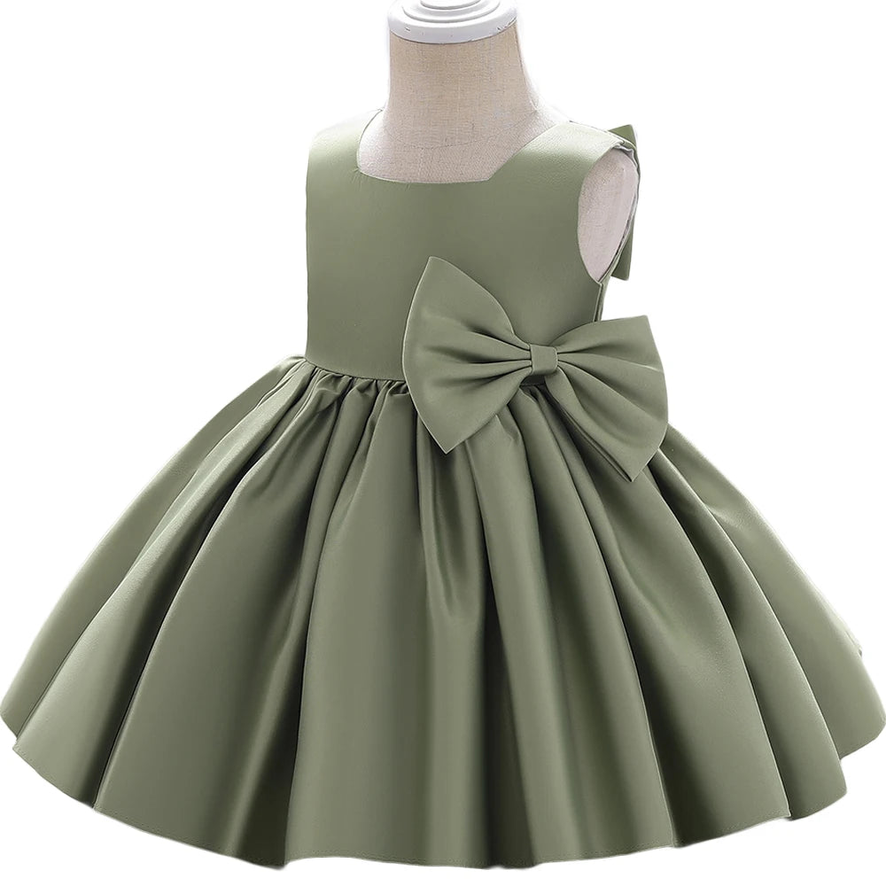 Baby/Kids Girls Bowknot Design Princess Birthday Party Dresses