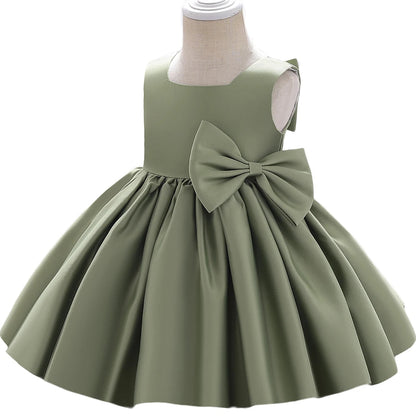 Baby/Kids Girls Bowknot Design Princess Birthday Party Dresses