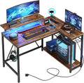 Corner Computer Desk with Reversible Storage Shelves childrensterritory