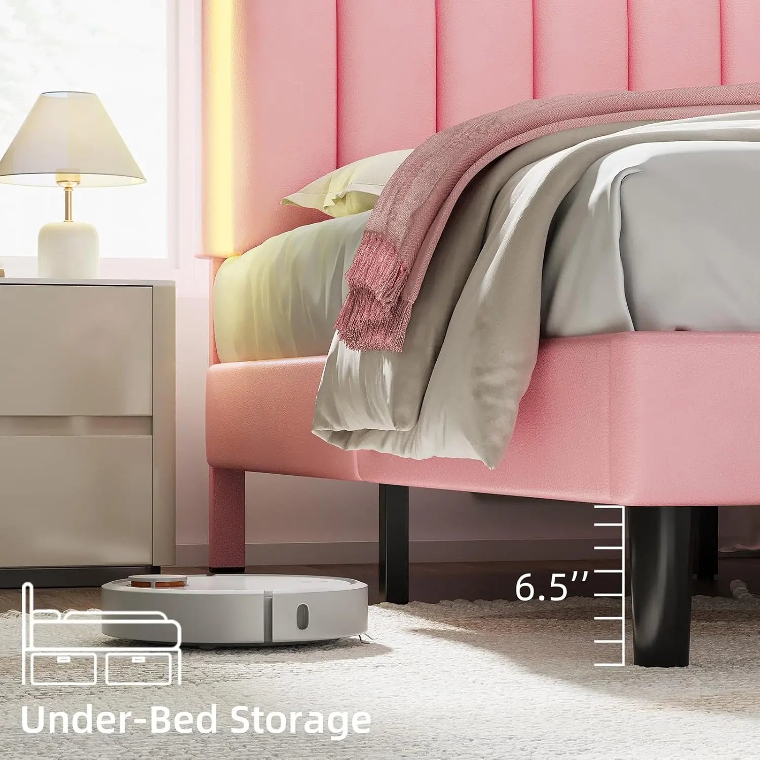 Solid Kids Bed Frame Designed to Provide Stability and Safety