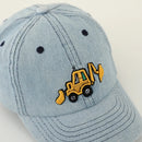 Little Boys Grls Bulldozer Embroidered Cotton Baseball Caps childrensterritory