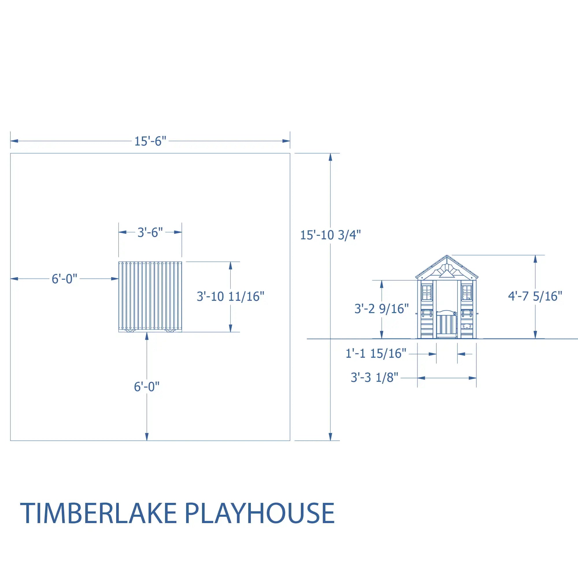 Kids Wooden Playhouse for Backyard with All Accessory childrensterritory