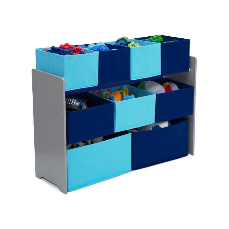 Kids Multi-Bin Toy Organizer with Storage Bins