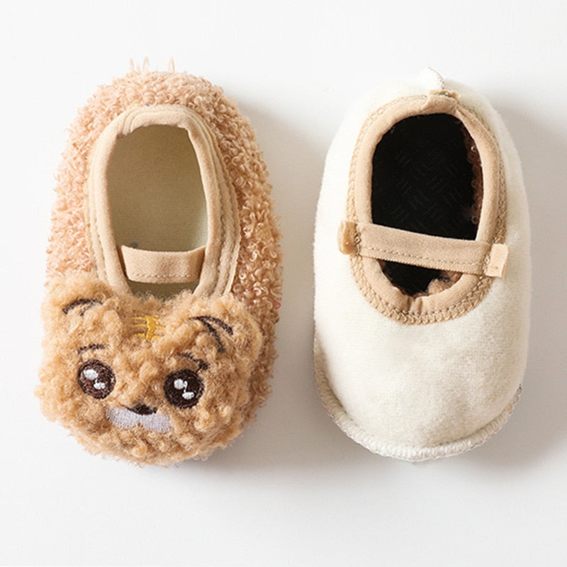 Baby Boys Girls Warm Anti-slip Floor Socks First Walker childrensterritory