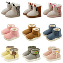 Warm Solid Color Cotton Snow Boots for Baby/Toddlers childrensterritory