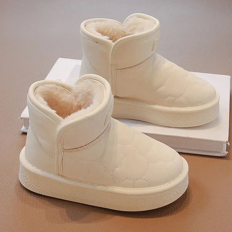 Kids' Fur Design Soft Casual Winter Shoes