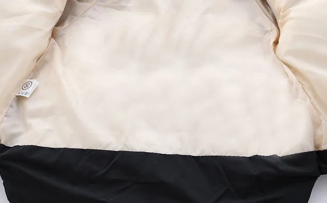 Kids’ Long-Sleeve Stylish Puffer Winter Jacket