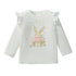 Kids Girls Cartoon Design Long Sleeve Cotton Tees childrensterritory