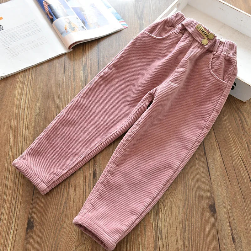 Thick Fleece Padded Trousers for Kids Girls/Boys childrensterritory