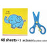 Kids 48 Piece Handmade Cartoon Scrapbook Learning Toys childrensterritory