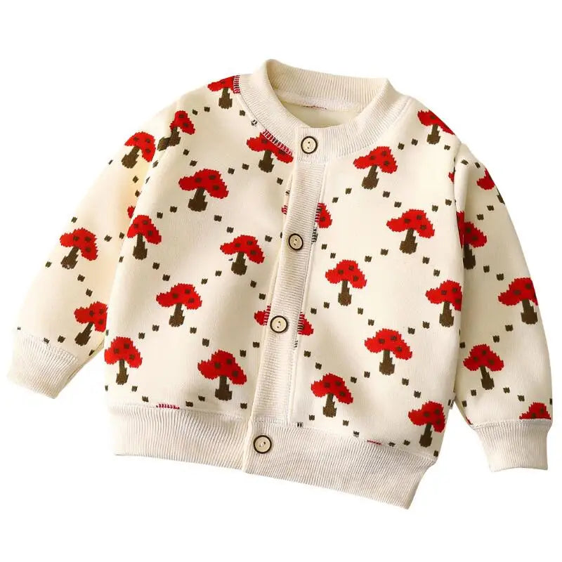 Kids Printed Warm Casual Sweaters For Winters