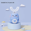 360-Degree Smart U-shaped Electric Cartoon Kids Silicone Toothbrush childrensterritory