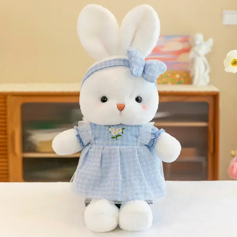 30CM Candy Color Rabbit Plush Toy for Birthday Christmas Gift