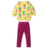 Girls Cartoon Radish Sweatshirt with Legging Clothing Set childrensterritory