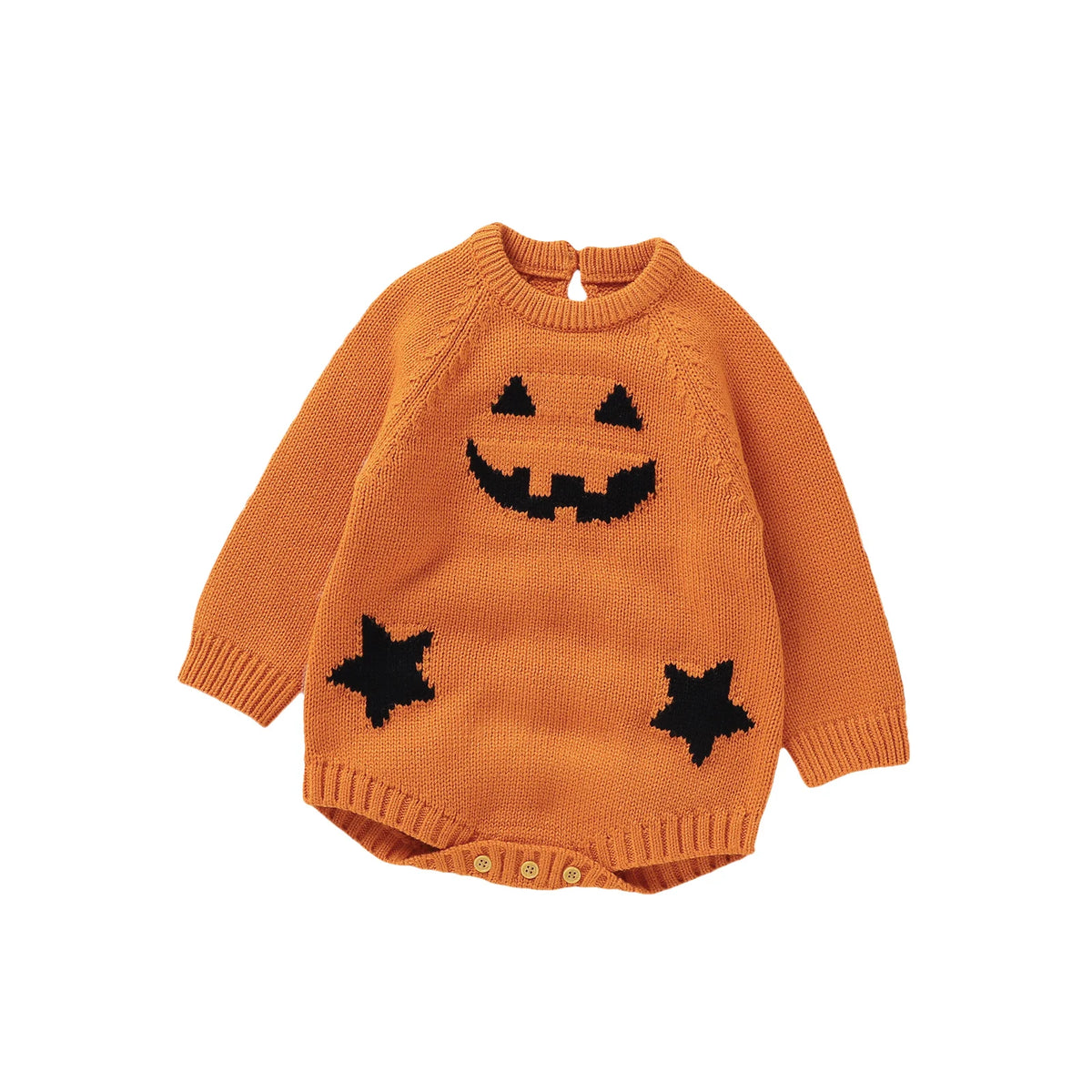 Knitted Acrylic Newborn Baby Halloween Bodysuit